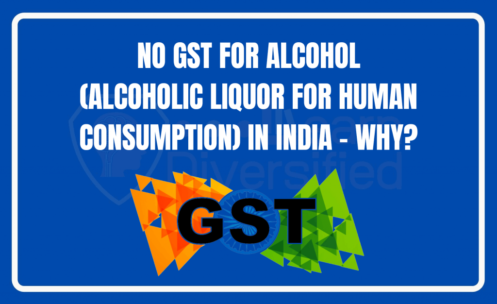 No GST for alcohol